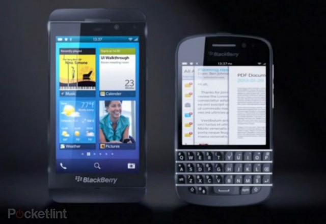 BlackBerry Z10 and X10 Smartphones